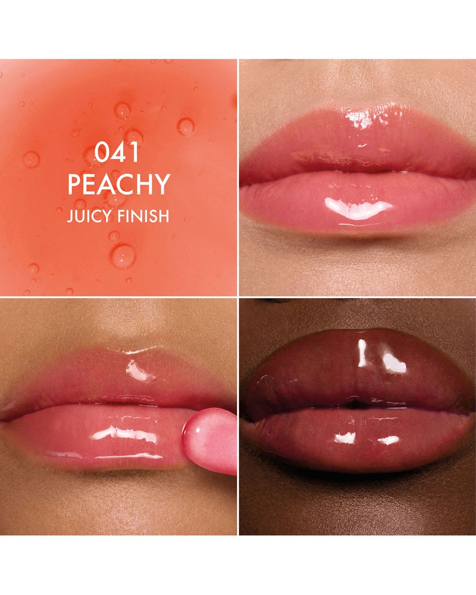 DIOR Dior Addict Lip Glow Oil Lipolie - 24u hydratatie - 3 ultra-glanzende finishes 041 Peachy - Juicy