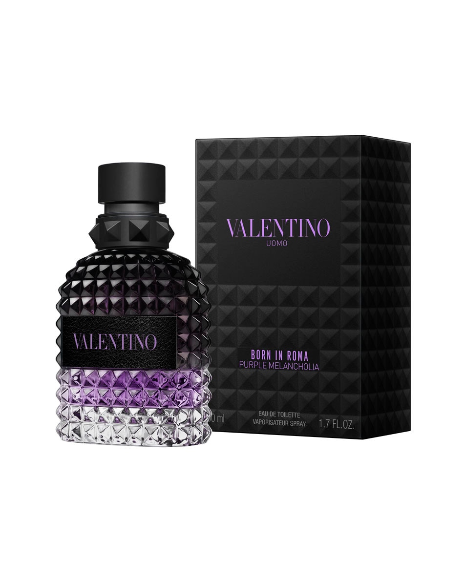 VALENTINO Born In Roma Uomo Purple Melancholia Eau De Toilette - Amberachtig Aromatisch Parfum Voor Mannen 50 ML