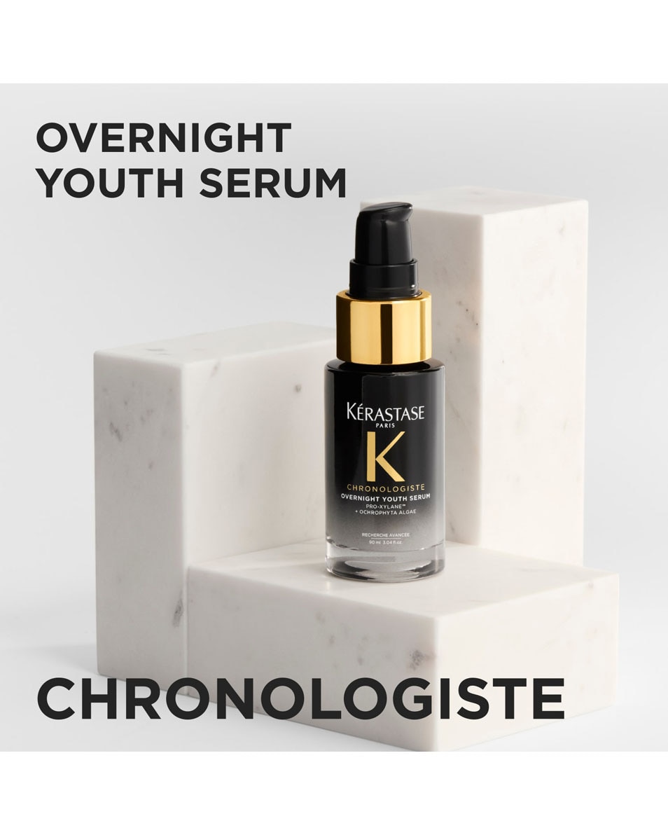 KÉRASTASE Chronologiste Overnight Youth Serum Nachtserum - Voor Verzwakt Haar Door Tekenen Van Veroudering 30 ML
