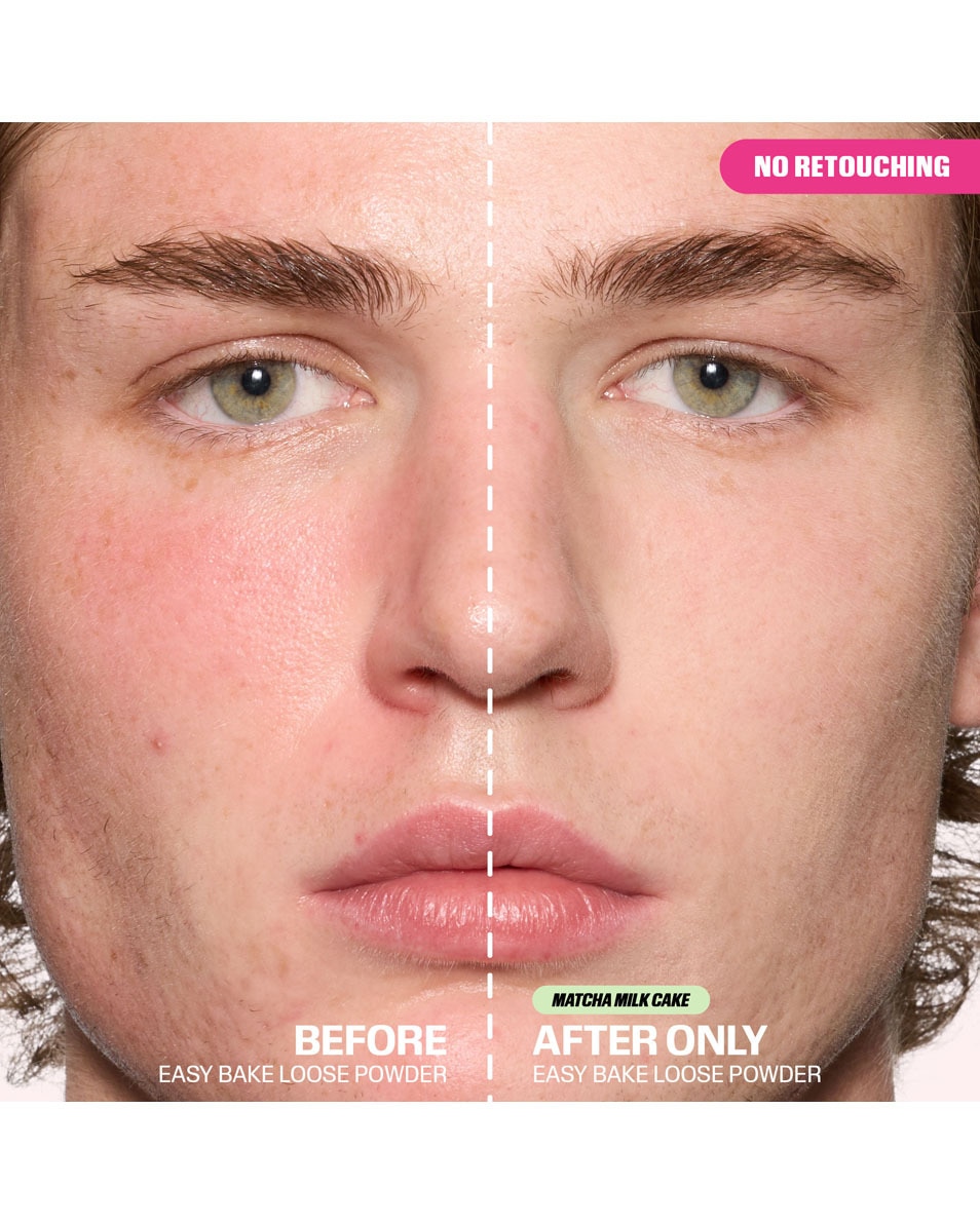 HUDA BEAUTY EASY BAKE LOOSE POWDER MATCHA MILK CAKE 2