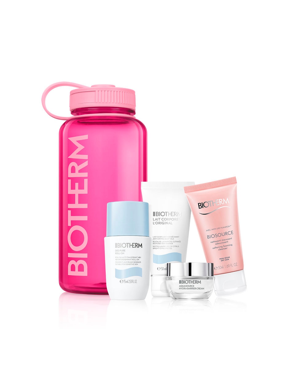 BIOTHERM Miscellaneous Pink Drop 4 Hydratatie-Essentials Voor Huid En Lichaam - Met Drinkfles 4 ST 2