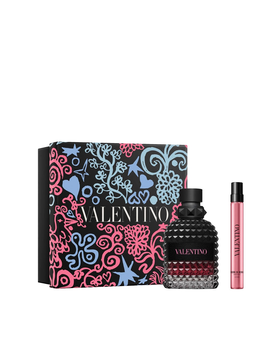 VALENTINO Born in Roma Uomo Intense Geschenkset - Eau De Parfum Voor Mannen 2 ST