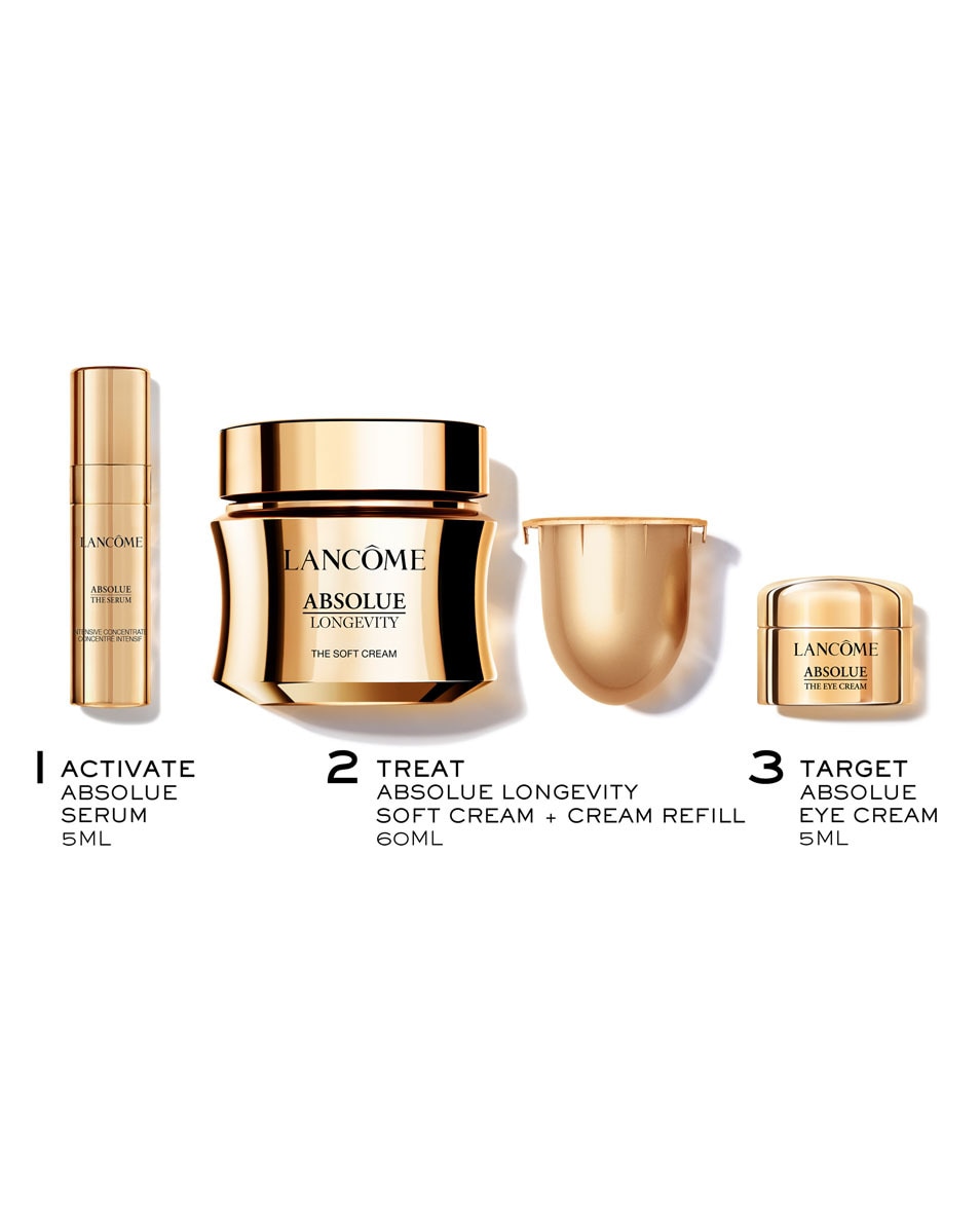 LANCÔME Absolue Cadeauset - Mother's Day Limited Edition - Absolue Serum - Absolue Longevity Soft Cream + Refill - Absolue Eye Cream 4 ST 2