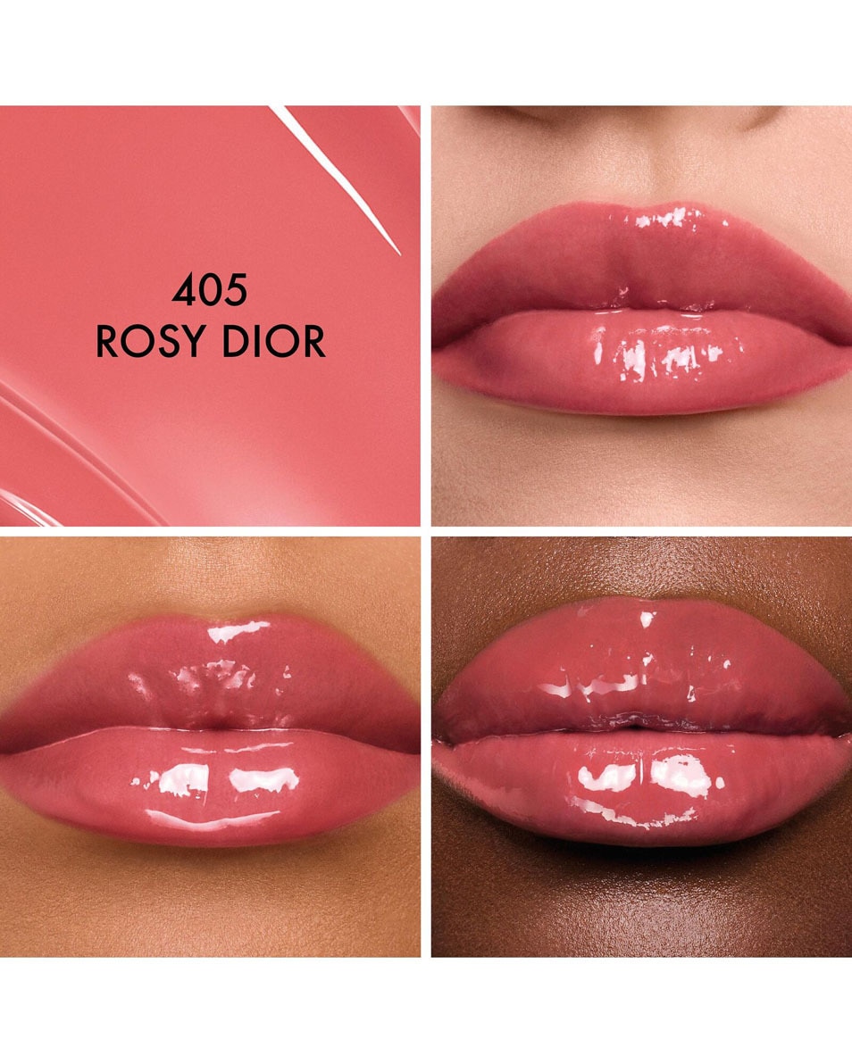 DIOR Dior Addict Glass Lipstick - Hydrating Lip Gloss Stick Ultra-glanzende en Hydraterende Lipgloss Stick 405 Rosy Dior - Glossy 2