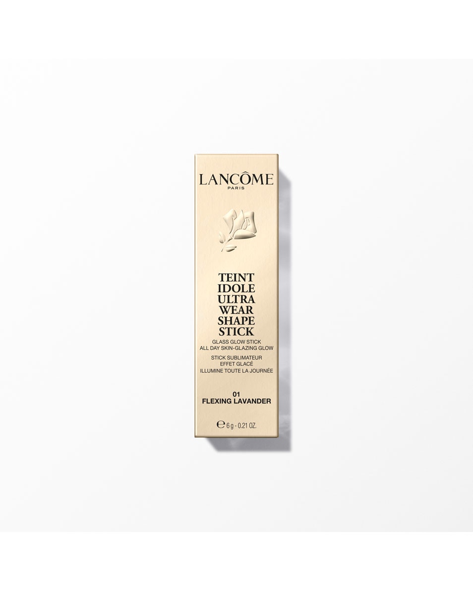 LANCÔME Teint Idôle Ultra Wear Shape Stick Glow Highlighter – Glass-Skin-Effect – 24 Uur Langhoudend 01 Flexing Lavender 2