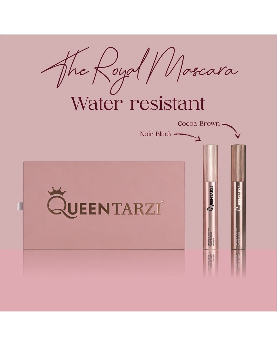 QUEEN TARZI Royal Mascara Water Resistant Duo Set 2 ST