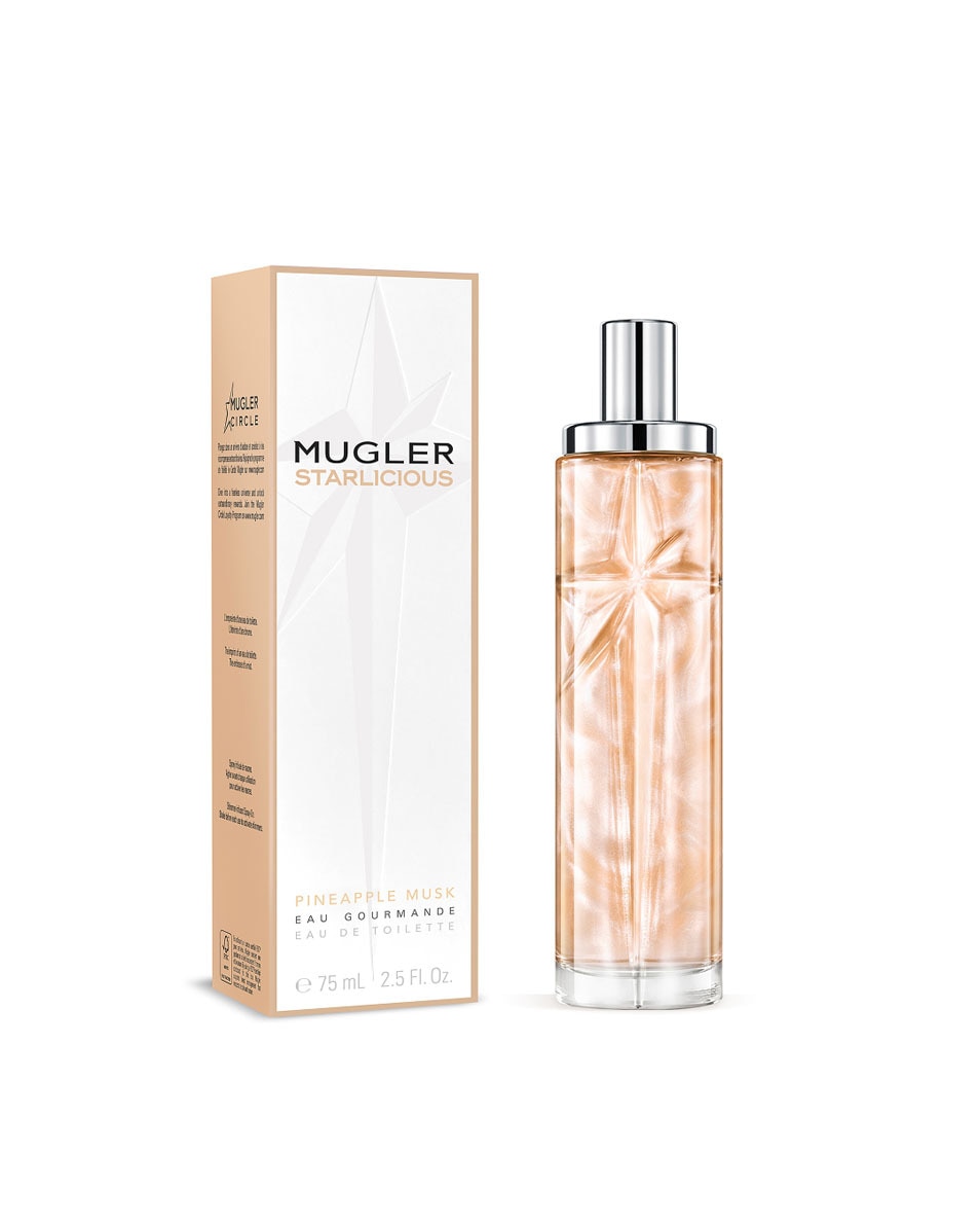 MUGLER Starlicious Pineapple Musk Eau de Toilette – Bloemige, fruitige gourmand parfum voor dames 75 ML 2