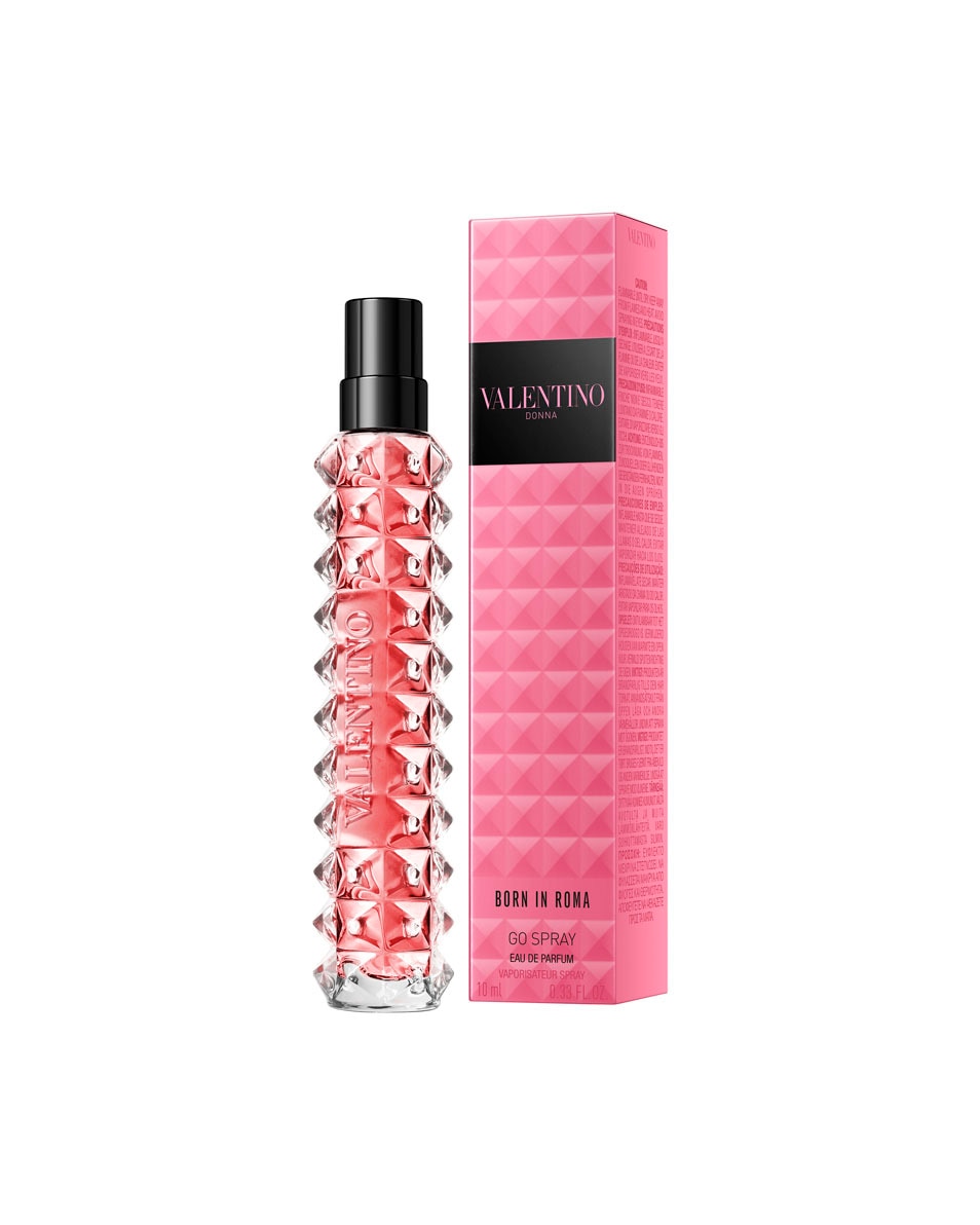 VALENTINO Born in Roma Donna Eau de Parfum Travelsize – Bloemig, amber en houtachtig parfum voor dames 10 ML