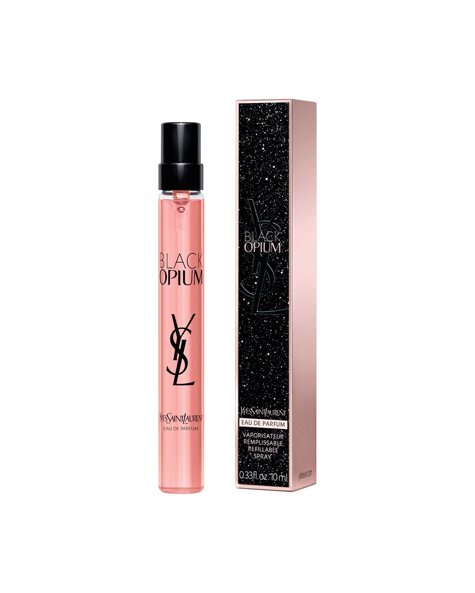 YVES SAINT LAURENT Black Opium Eau de Parfum - Navulbare Damesgeur - travel size 10 ML 2