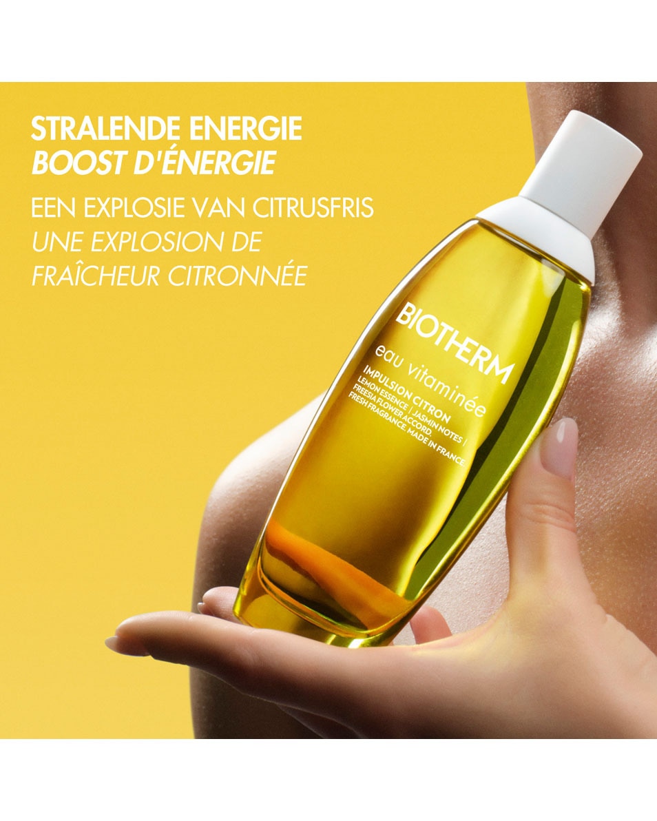 BIOTHERM Eau Vitaminée Impulsion Citron Verfrissende Citrus Body Mist – Noten Van Citroen, Fresia, Jasmijn & White Musk 100 ML 2
