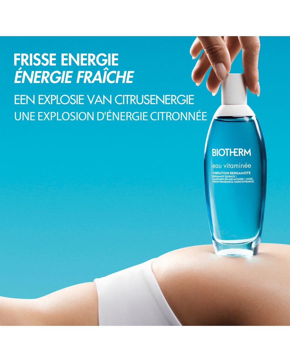 BIOTHERM Eau Vitaminée Vibration Bergamote Verfrissende Body Mist – Noten Van Bergamot, Mandarijn, Gember & Witte Musk 100 ML