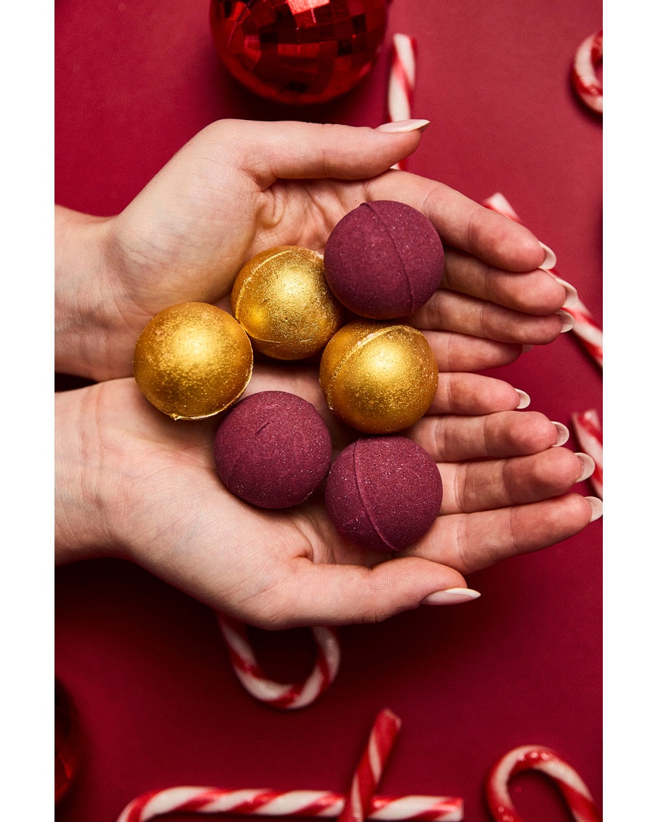 ICI PARIS XL Christmas collection Mini bath bomb set - Winter spices 6 ST