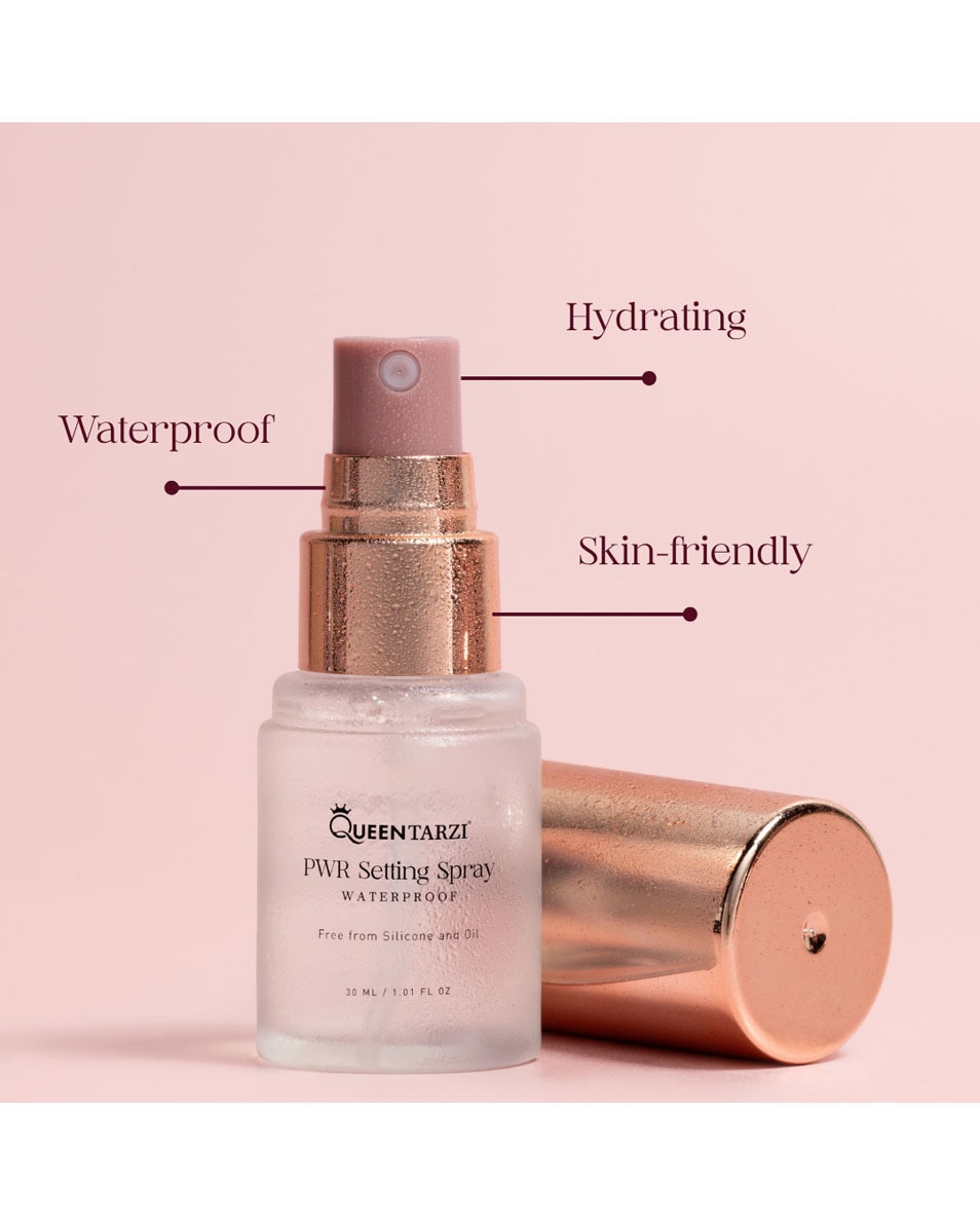 QUEEN TARZI PWR Setting Spray Mini PWR Setting Spray - Waterproof 30 ML 2