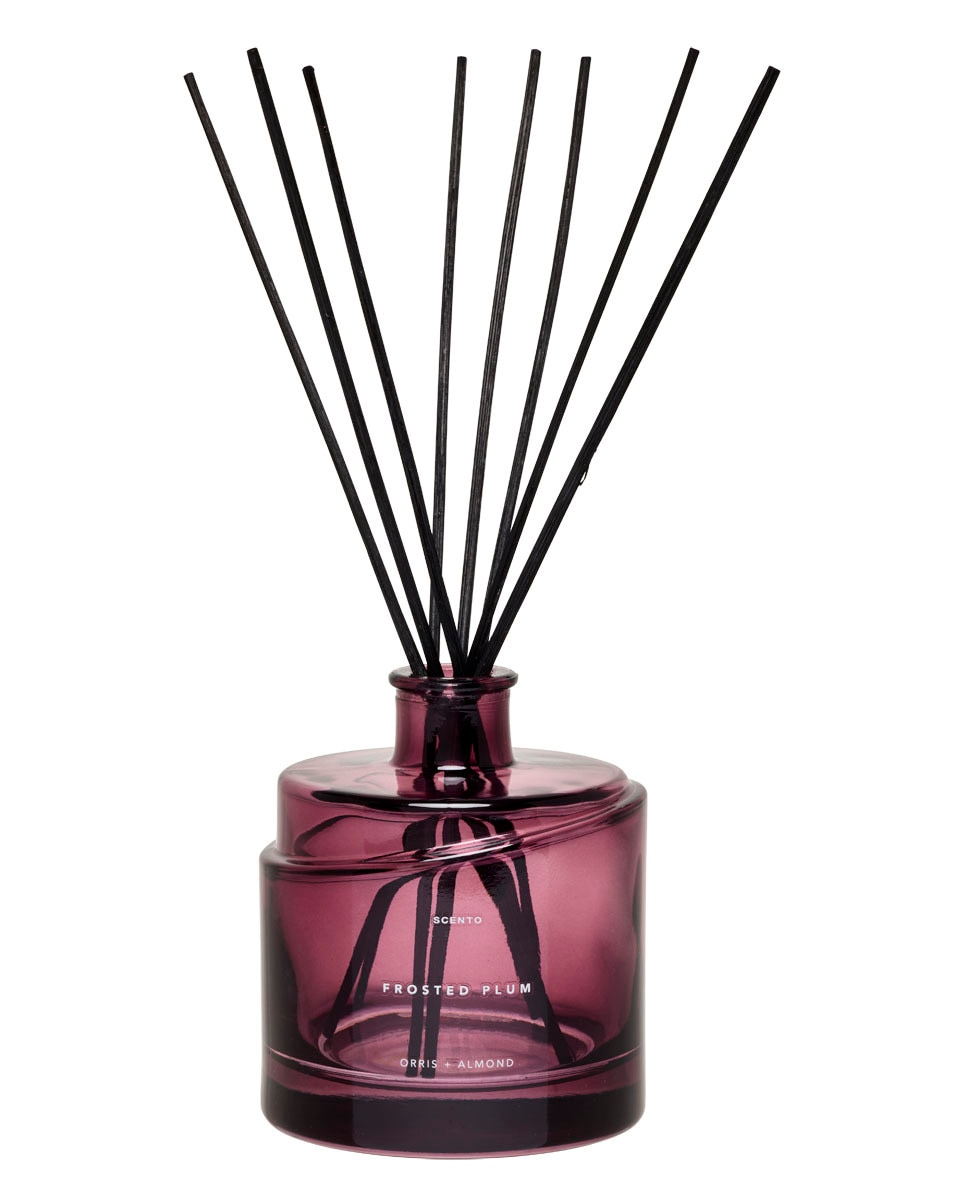 SCENTO Frosted Plum Geurstokjes orris & amandel 200 ML 2