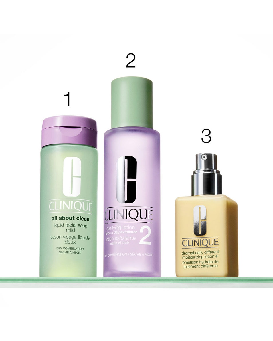 CLINIQUE Basic 3 Temps Set voor droge tot gemengde huid 6 ST 2
