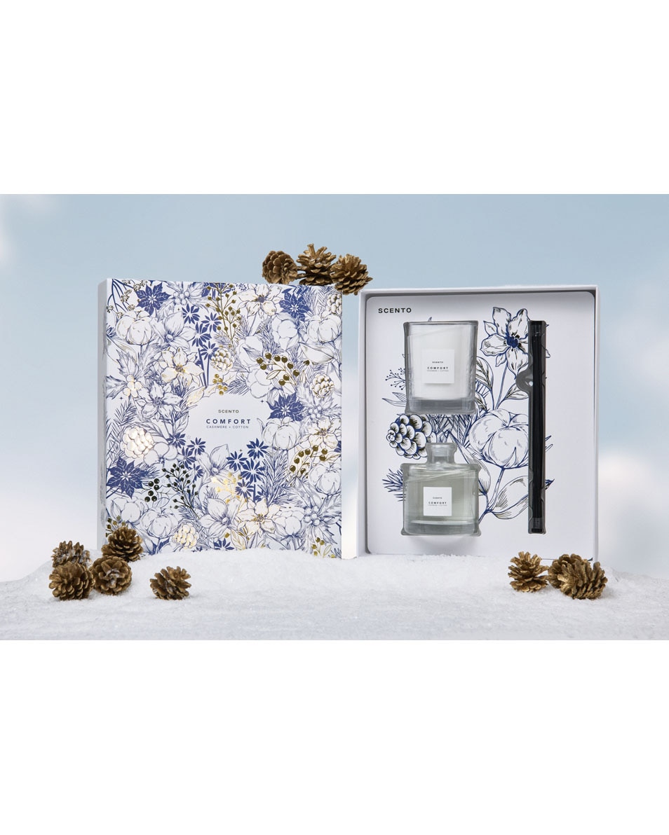 SCENTO comfort Geschenkset Geurverspreider + Kaars 2 ST 2