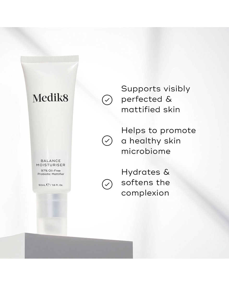 MEDIK8 Balance Moisturiser Pore-Refining Mattifier with Pre & Postbiotics 50 ML 2