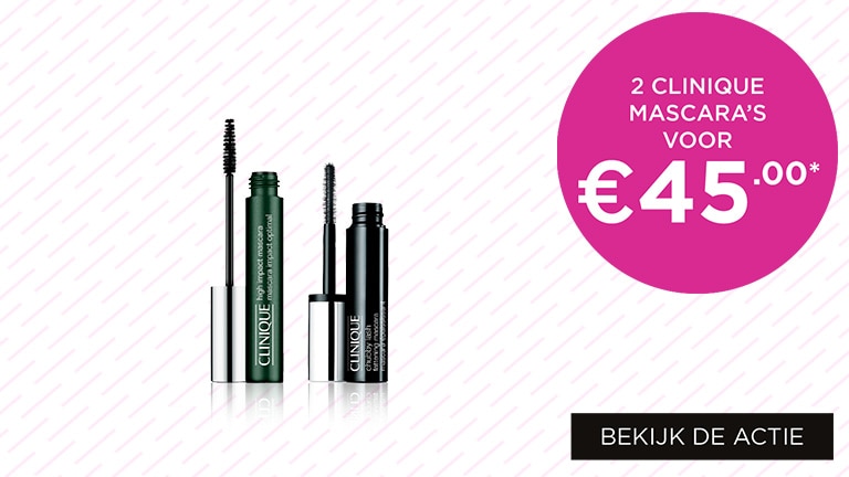 2 Clinique mascara's voor €45 2 Clinique mascara's voor €45
