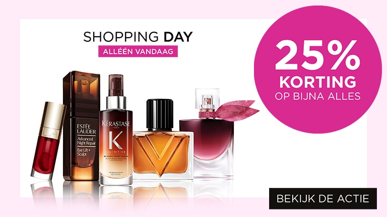 SHOPPING DAY! 25%* korting op bijna alles SHOPPING DAY! 25%* korting op bijna alles