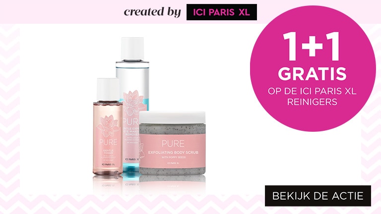 1+1 gratis op de ICI PARIS XL reinigers 1+1 gratis op de ICI PARIS XL reinigers