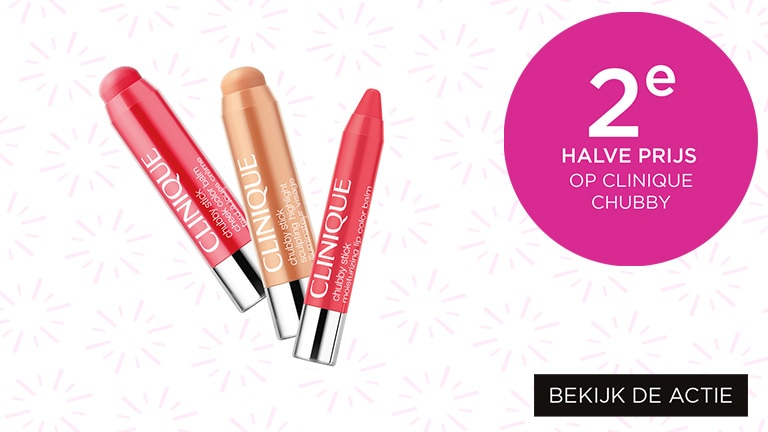 2de halve prijs Clinique Chubby Sticks 2de halve prijs Clinique Chubby Sticks