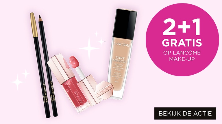2+1 gratis op Lancôme make-up 2+1 gratis op Lancôme make-up
