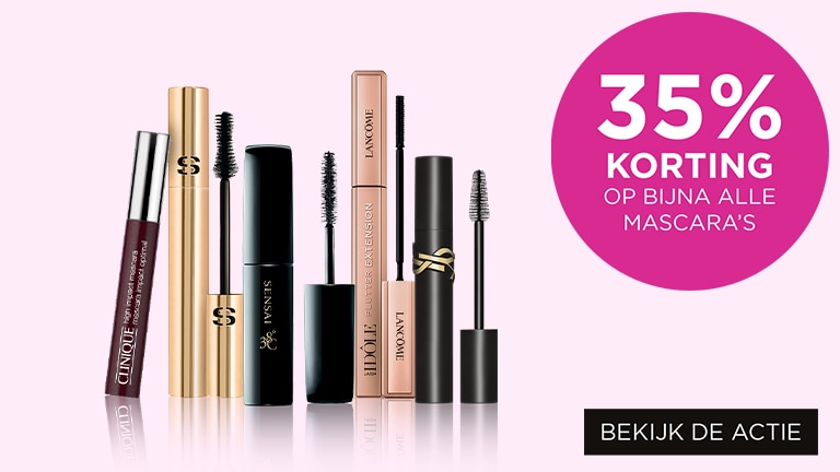 35% korting op bijna alle mascara's 35% korting op bijna alle mascara's