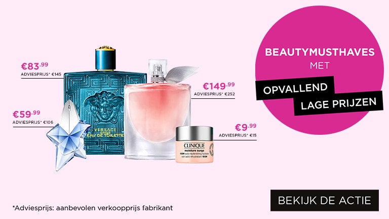 Beautymusthaves met opvallend lage prijzen Beautymusthaves met opvallend lage prijzen