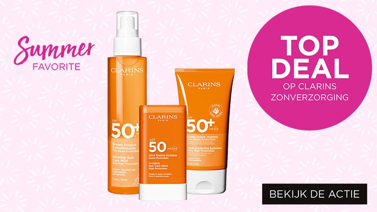 Top Deal op Clarins zonverzorging Top Deal op Clarins zonverzorging