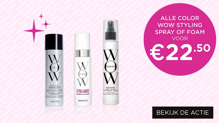 Alle Color Wow styling spray of foam voor €22.50 Alle Color Wow styling spray of foam voor €22.50