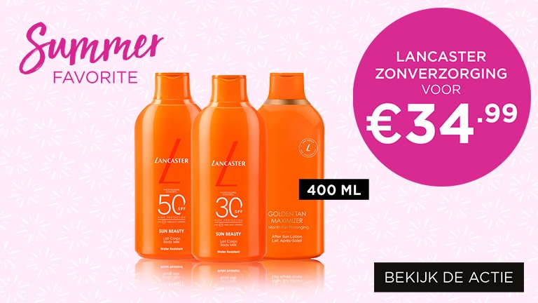 Lancaster zonverzorging 400 ML voor €34.99 Lancaster zonverzorging 400 ML voor €34.99