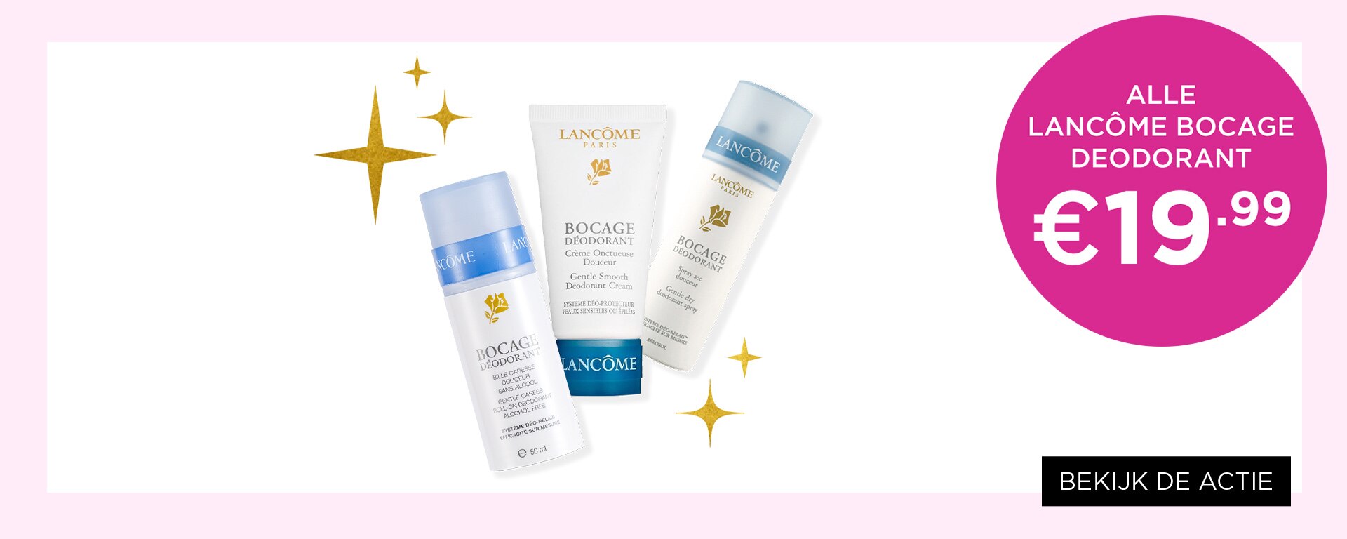 Alle Lancôme Bocage deodorant voor €19.99 Alle Lancôme Bocage deodorant voor €19.99