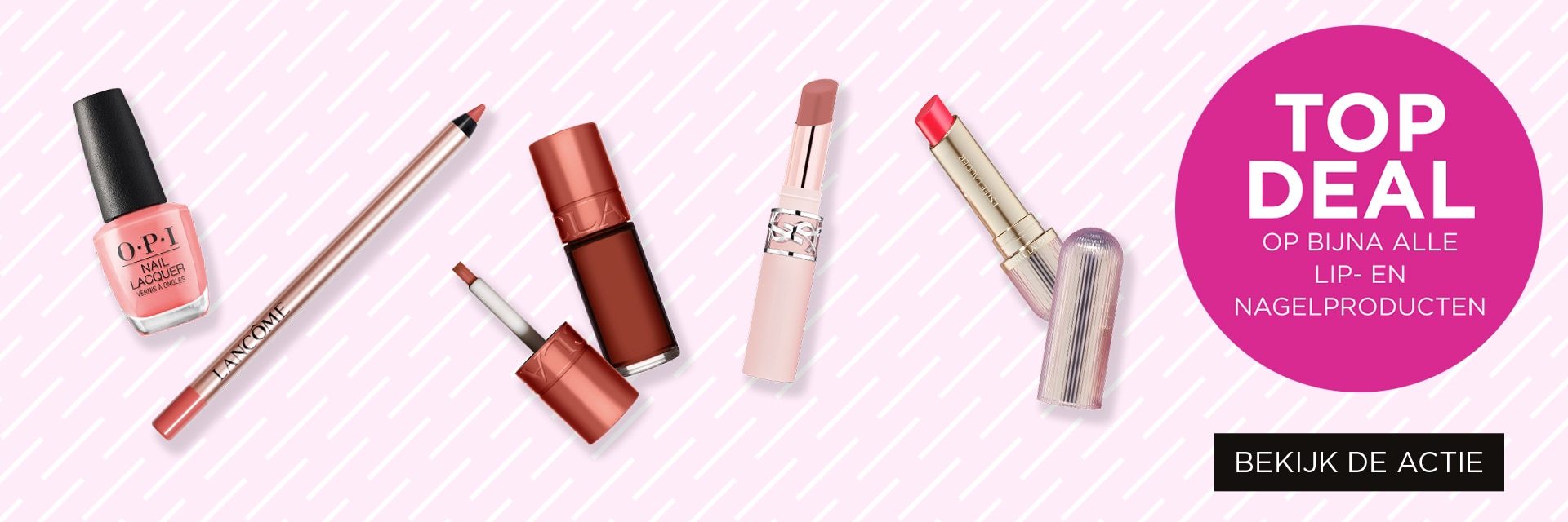 TOP DEAL op bijna alle lip- en nagelproducten